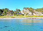 Blick auf Haus Strandperle u. Njervetoppen