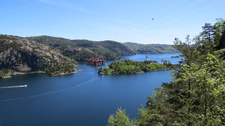 Blick in Richtung Stolsfjorden 