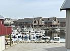 der Hafen hinterm Haus