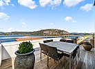 die große Dachterasse, Ferienhaus Nordic Pearl in Fjellsa bei Flekkefjord
