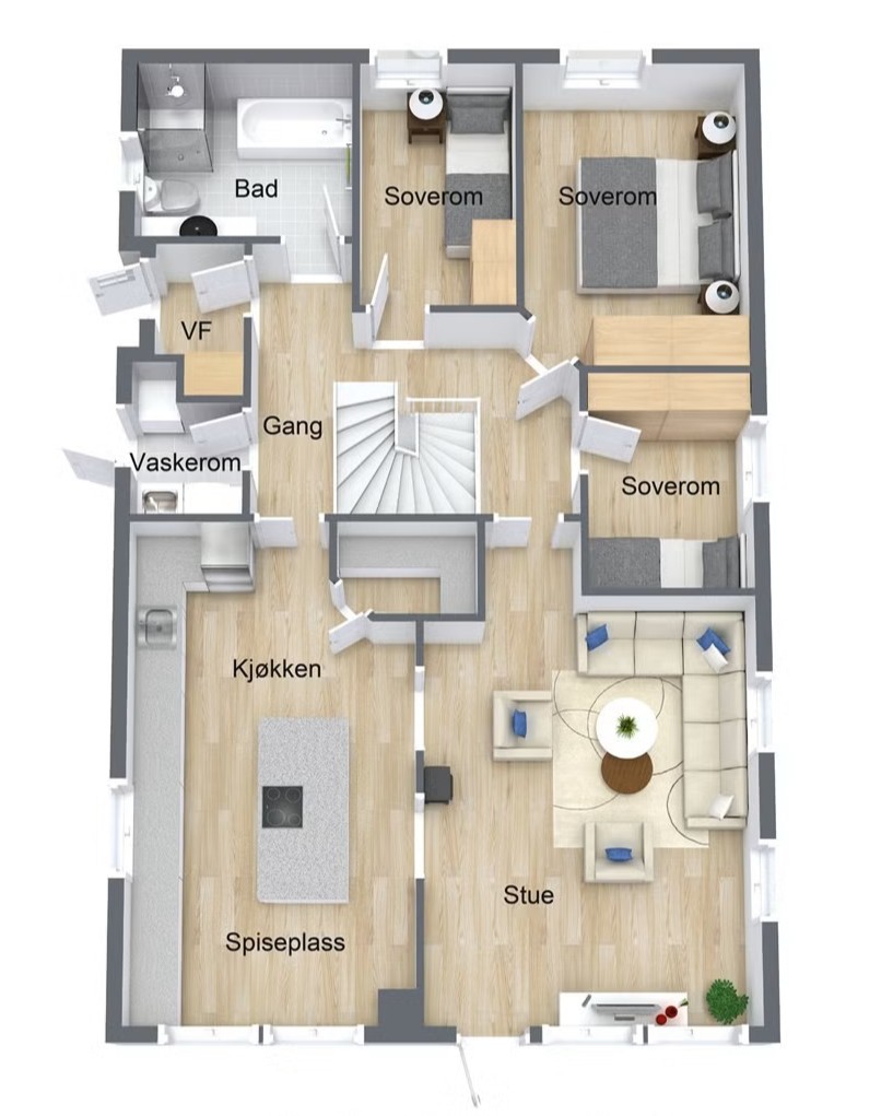 1 Etage EG