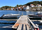 Steg vor der Terrasse