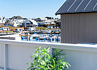 Große Hochterrasse Blick auf Hafen