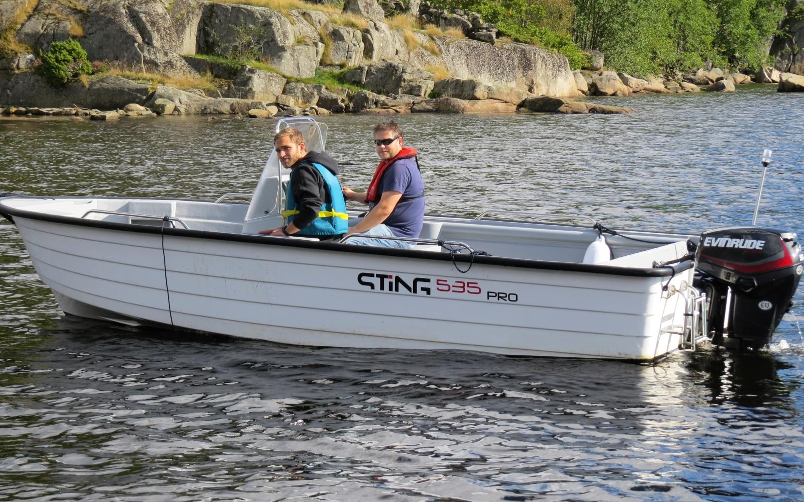 Boot Sting 535 Pro, Fewo Reistad auf Hidra bei Flekkefjord
