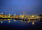 Borshavn bei Nacht