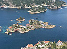 Blick auf Insel Risholmen