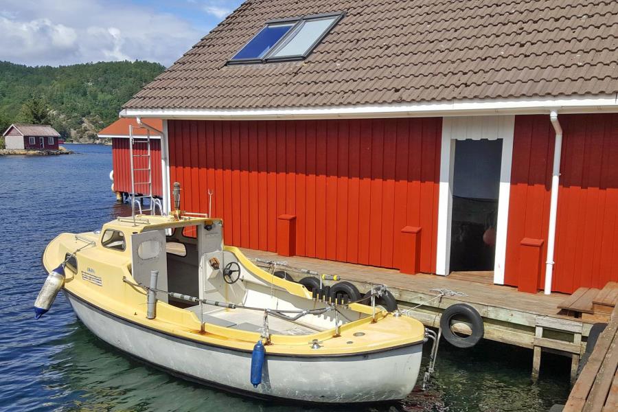 Ferienhaus Ny Blomst Bua mit Inklusivkutter