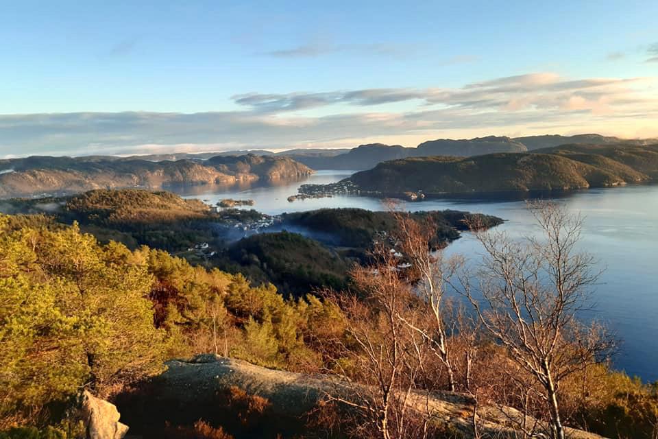 Blick über Stolsfjorden, Strandfjord Abelnes,Andabeloy