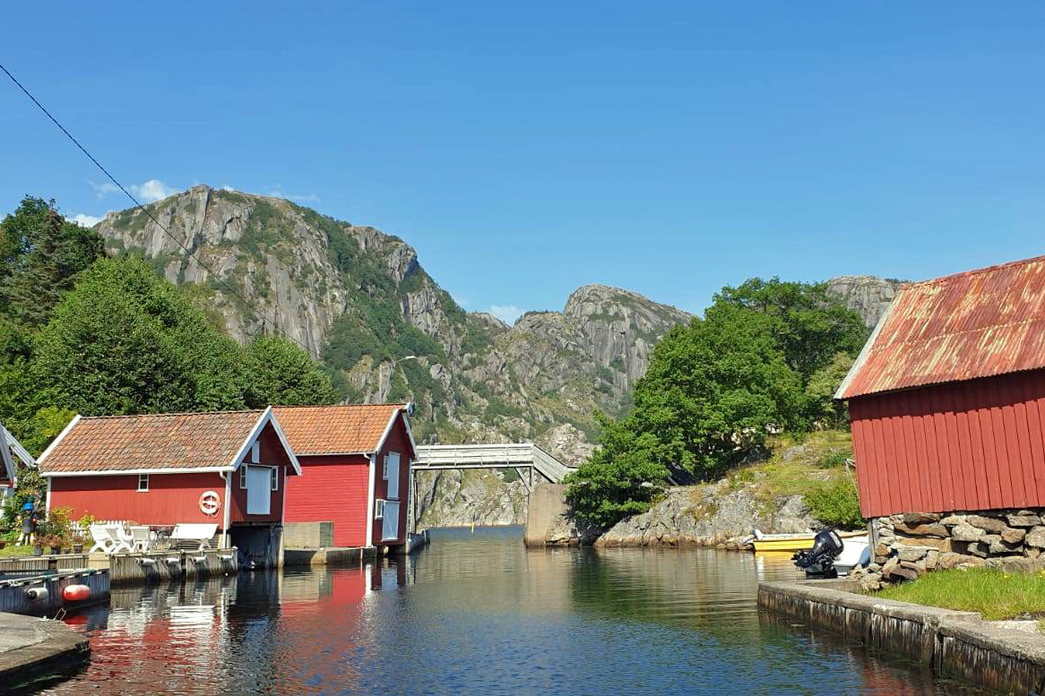Eie Kanal Durchfahrt Rasvagfjjord - Hidrasund