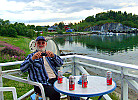 auf der Terrasse