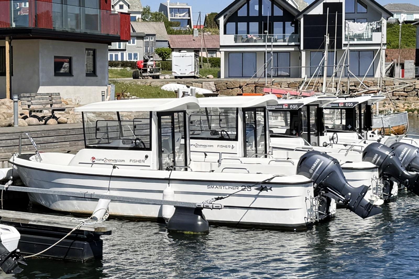 Eines unserer vielen Smartliner, 23 Fuß, 115 PS