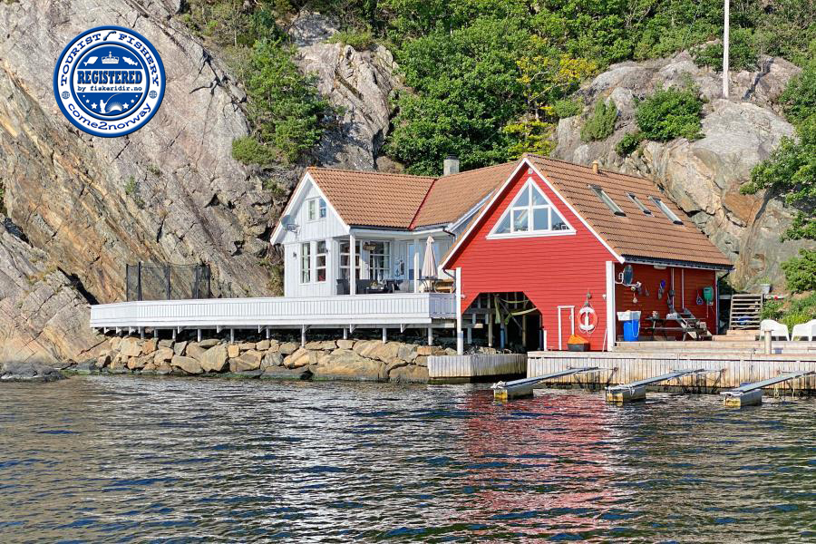 Litle Helle, Ferienhaus im Stolsfjorden bei Flekkefjord