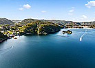 Blick auf Fjellsa und Flekkefjord