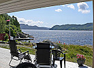Blick Richtung Eidsfjorden-Fedafjorden