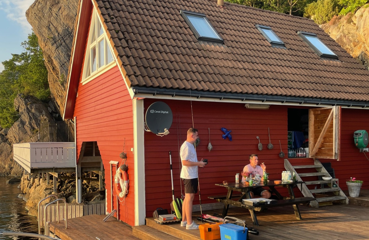am Steg, das Bootshaus