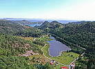 weiterer See oberhalb des Hauses (Drone)
