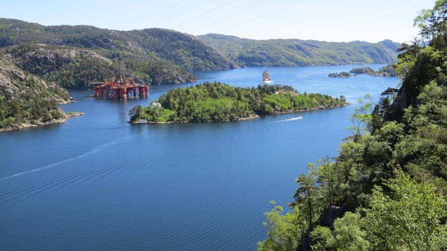 Blick in Richtung Stolsfjorden 