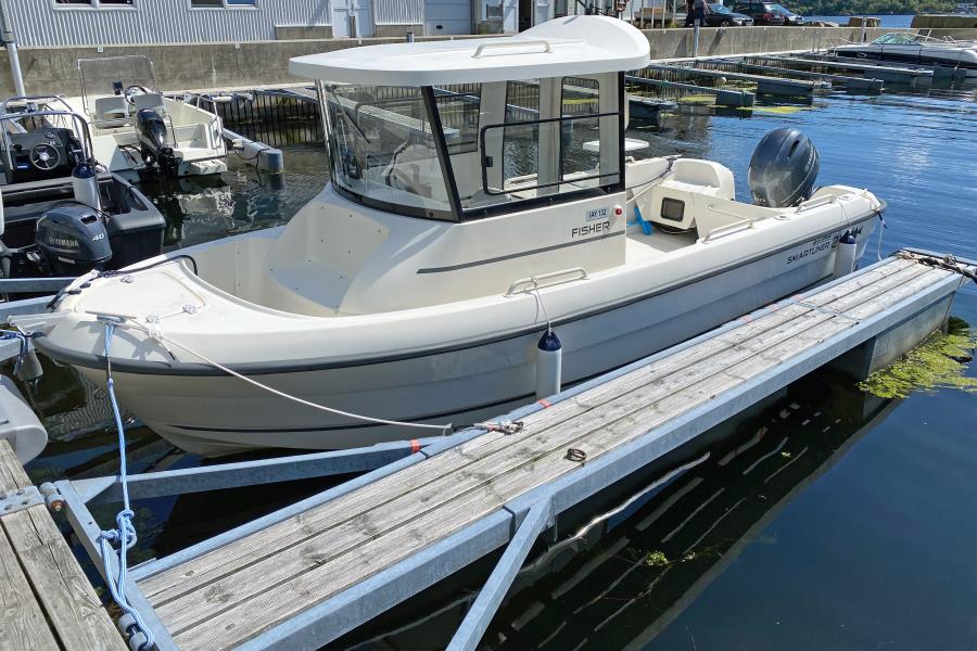 Liegeplatz des Smartliner 21 Fisker mit 80 PS
