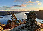 die wunderbaren Fjorde vor Abelnes