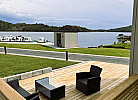 Terrasse mit Fjordblick