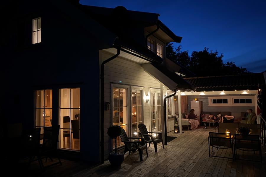 Lyngsvag bei Nacht